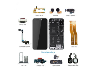 يوجد جميع شاشات الهاتف المحمول والاسبيرات